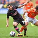 Blackpool's Kenny Dougall battles with Burnley's Josh Cullen

The EFL Sky Bet Championship - Blackpool v Burnley - Saturday 4th March 2023 - Bloomfield Road - Blackpool