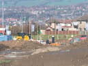 Construction work has begun on the new houses off Rossendale Road, Burnley. Photo: Kelvin Stuttard