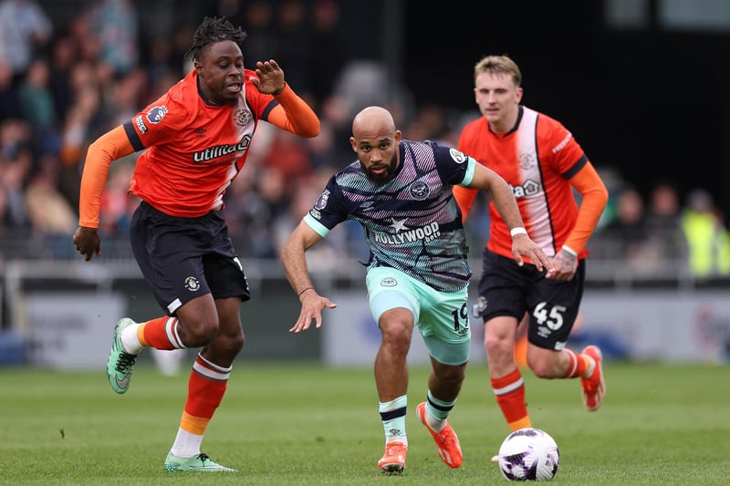 The third of four Brentford representatives in our Team of the Week is Cameroonian winger Bryan Mbeumo, who marked his third league start since December with a brace of assists at Luton. Mbeumo, who managed three shots on goal himself, would also make three key passes and three successful dribbles.