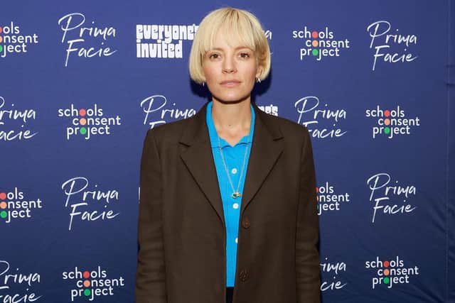Lily Allen has made a donation to Burnley-based Depher CIC