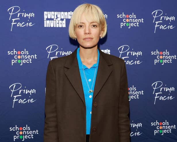 Lily Allen has made a donation to Burnley-based Depher CIC