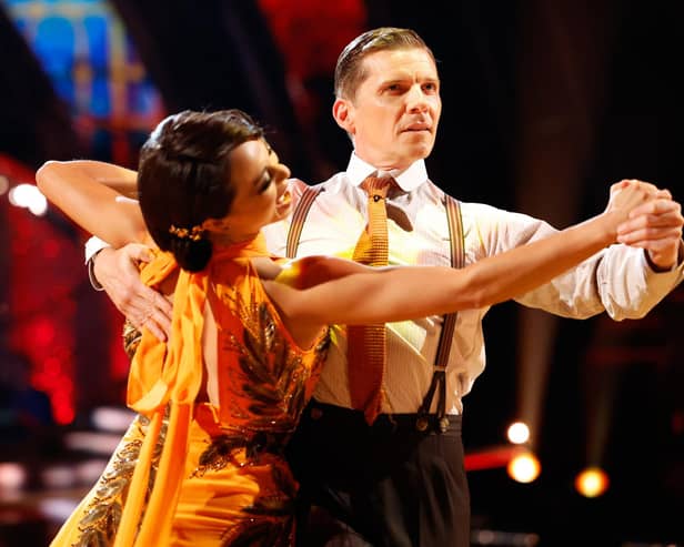Nigel Harman and Katya Jones performing earlier in this year's Strictly series Picture:  BBC/Guy Levy