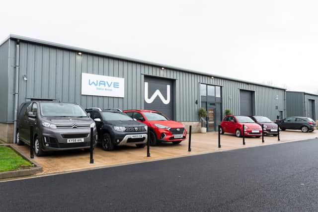 Exterior of Wave Motor Group in Whalley, Clitheroe. Photo: Kelvin Lister-Stuttard