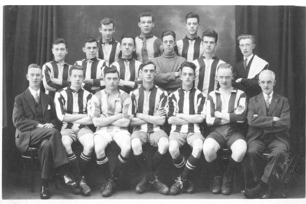 St Aidan's Football Team 1928. Credit: Lancashire County Council
