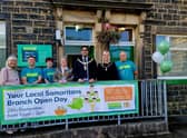 The Burnley and Pendle mayors at the Samaritans open day in Nelson