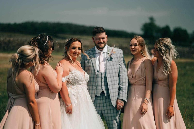 23 photos as couple tie the knot at Simply Fields wedding venue in ...