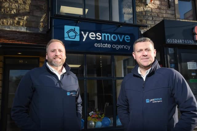Adam Simpson and Steven Stirzaker from Yes Move estate agents in Lancaster