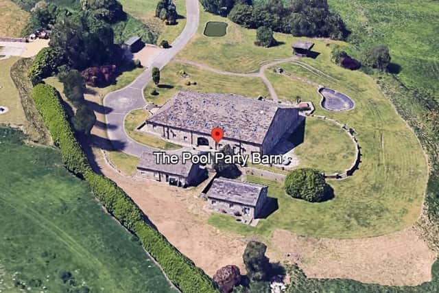 Hunters Oak Barn has operated as a holiday let for over seven years (Credit: Google Earth)