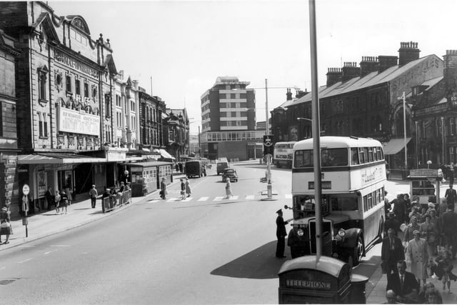 St James's St, Burnley (c.1961). Credit: Lancashire County Council