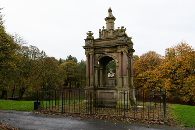 The Scott Monument in Scott Park, Burnley. Photo: Kelvin Stuttard