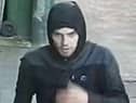 Do you recognise this man? Police want to speak to him in connection with an attempted robbery in Bacup (Credit: Lancashire Police)