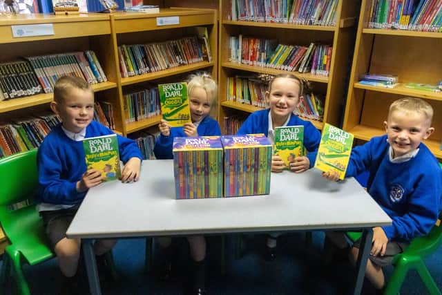 Miller Homes has donated Roald Dahl books to Brunshaw Primary School in Burnley