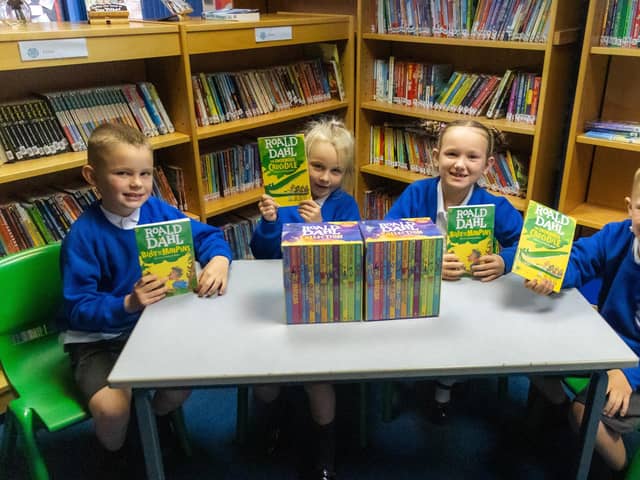 Miller Homes has donated Roald Dahl books to Brunshaw Primary School in Burnley