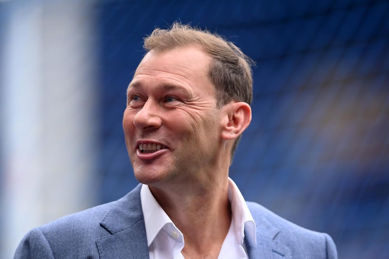LIVERPOOL, ENGLAND - SEPTEMBER 03: Ex-Everton Player and Coach, Duncan Ferguson looks on prior to the Premier League match between Everton FC and Liverpool FC at Goodison Park on September 03, 2022 in Liverpool, England. (Photo by Laurence Griffiths/Getty Images)