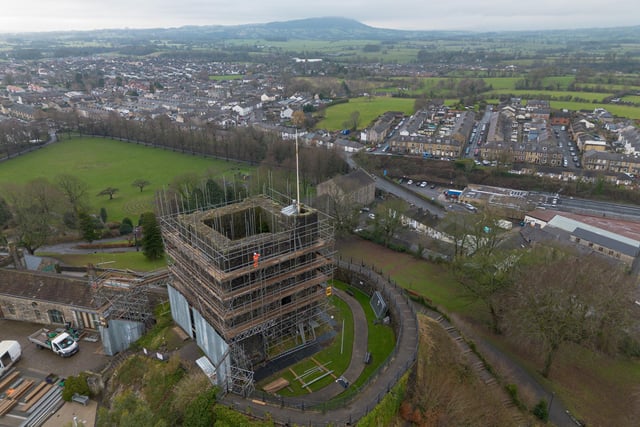 PHOTOS: Work well under way on £2.3m Clitheroe Castle restoration