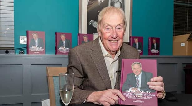 Former BFC chairman Barry Kilby with his recently published biography "Starting From Scratch."  Proceeds from the sale of the book will go to support his prostate cancer appeal and a screening day will take place next month