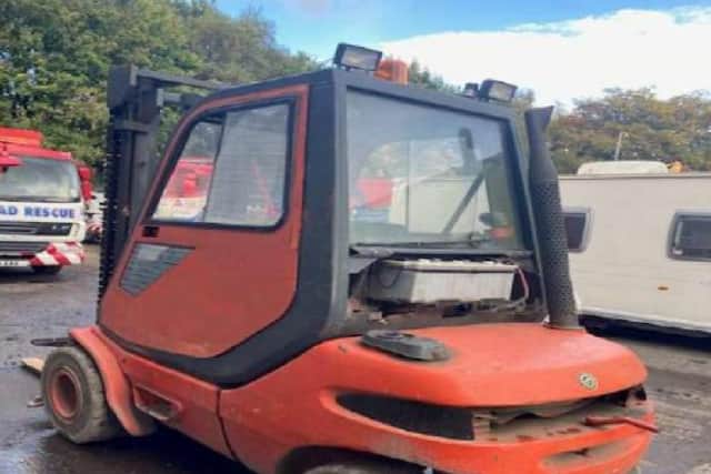A Lancashire trucking company has been fined after a mechanic died while repairing a forklift truck (Credit: Health and Safety Executive)