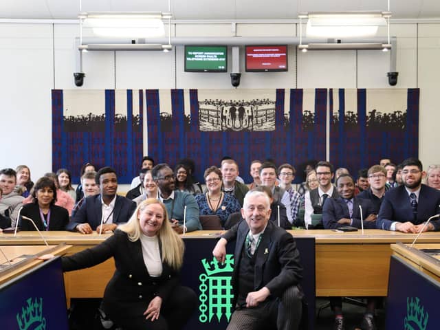 The young people met with Speaker of the House Sir Lynsey Hoyle and Lisa Cameron MP Chair of Disability APPG to speak about how policymakers can help them overcome challenges in school, college and work