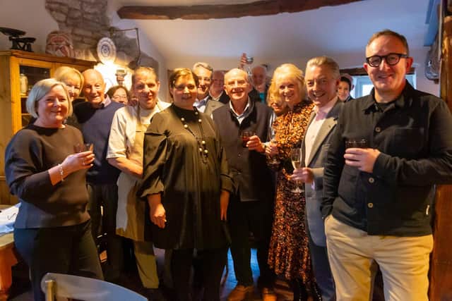 La Locanda owners Chef Maurizio Bocchi with his wife Cinzia celebrate the award-winning Gisburn restaurant’s 20th anniversary