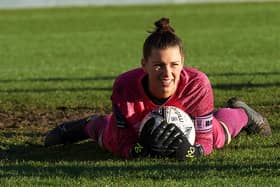 LEYLAND, ENGLAND - DECEMBER 12: (THE SUN OUT, THE SUN ON SUNDAY OUT) Lauren Bracewell of Burnley in action at Lancashire FA County Ground on December 12, 2021 in Leyland, England. (Photo by Nick Taylor/Liverpool FC/Liverpool FC via Getty Images)
