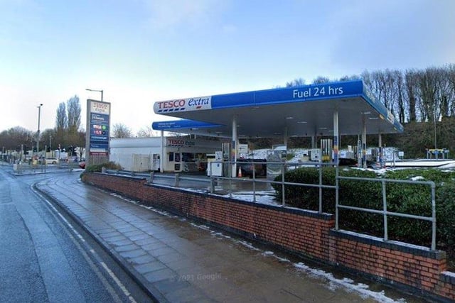 Tesco petrol (£158.1p) diesel £171.9p)