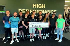 Burnley Bobcats Swimming Club have been raising money for Pendleside Hospice