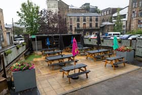 The newly created terrace bar at the back of the Hidden Bar in Burnley Town Centre. Photo: Kelvin Lister-Stuttard