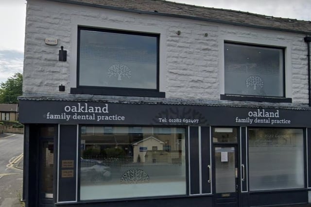 Oakland Family Dental Practice on Leeds Road, Nelson, has a 4.8 out of 5 rating from 26 Google reviews