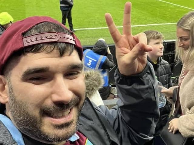 Jorge Rodrigues, a Burnley FC fan for a decade, travelled from his home in the USA to watch his first game at Turf Moor