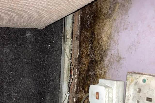 Coun. Gordon Birtwistle is helping a Burnley household living with black mould in their rented home.