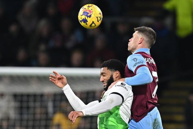 The experienced winger should give Burnley some protection down the right-hand flank. If a chance comes his way, he's got to be more clinical in the final third.