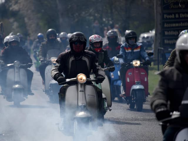 Lancashire Scooter Alliance hosted a mass ride out, starting at Charnock Farm in Leyland and finishing at The Beaumont Pub