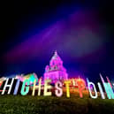 Lancaster's Highest Point Festival under the Northern Lights. Credit: Highest Point Festival/Robin Zahler