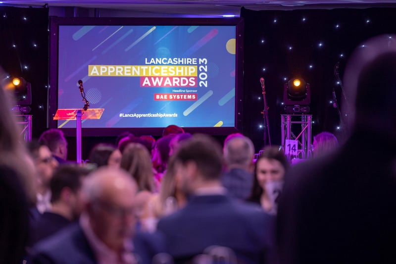 The 2023 awards were supported by Lancashire Skills Employment Hub, Blackpool and The Fylde College, Baxi Heating and Kepak Group.