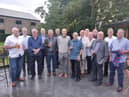 Reunited... the class of 1962 from Clitheroe Grammar School at their reunion