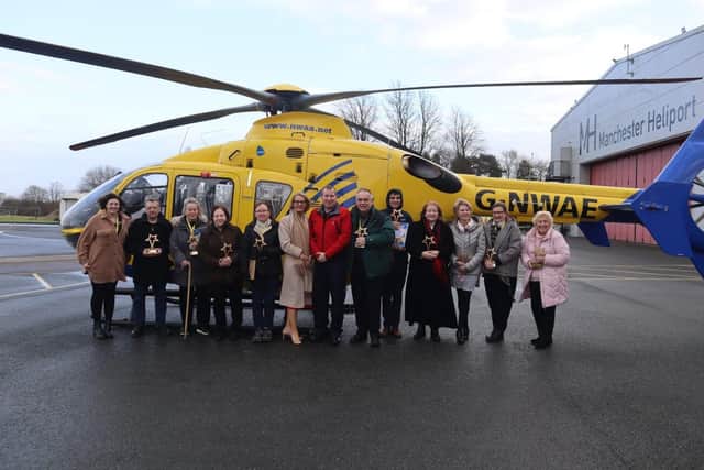 Volunteers for the North West Air Ambulance Charity.