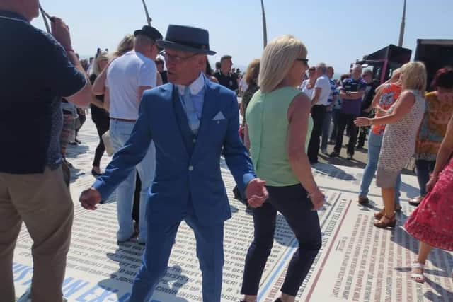 Burnley man Ian Lofthouse enjoying a day out on the Northern Soul scene before his death at age 74.