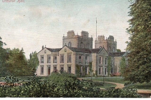 Though part of the Towneley estate is in Cliviger, the big house in the township was Ormerod House. The property can be dated to the thirteenth century but the building shown in the image is as it was when the Thursby family lived there. They received Prince Albert Victor, the grandson of Queen Victoria, when he came to Burnley to open the Queen Victoria Hospital, in 1886. When in town, he became the first member of the royal family to attend a football match. This gave Burnley FC one of their early nicknames,” the Royals”