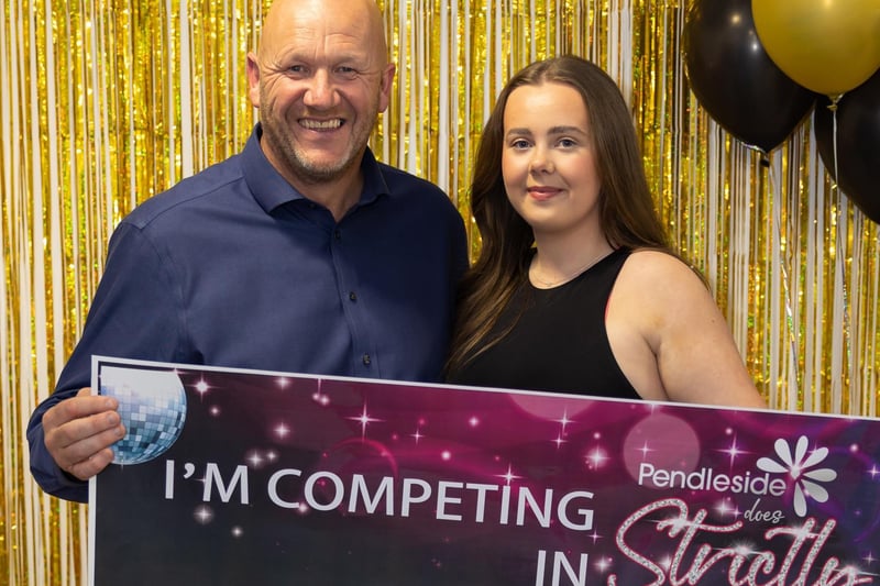 Neil Burrows, Director of Skills and Innovation at Burnley College, with dancer Tiffany.