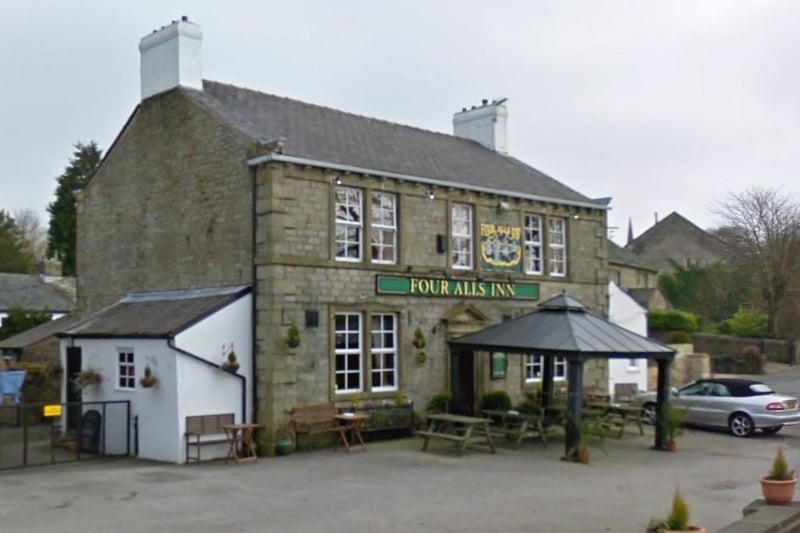 Four Alls Inn on Higham Hall Road, Higham, has a rating of 4.6 out of 5 from 172 Google reviews