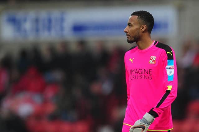 Vigouroux pictured during his time with Swindon Town
