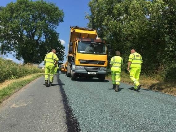 A tranche of the additional road repair funding for Lancashire has already been set aside for surface dressing work