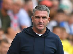 PNE manager Ryan Lowe at Deepdale.