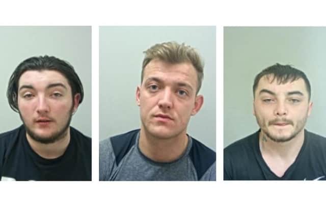 Lancashire Police are appealing to the public for help in finding these three men who are wanted after recent alleged assaults on women