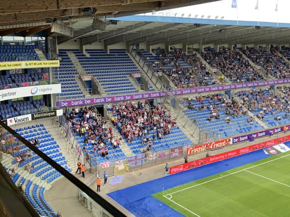 The lucky 300 Burnley fans that quickly snapped up the allocated tickets