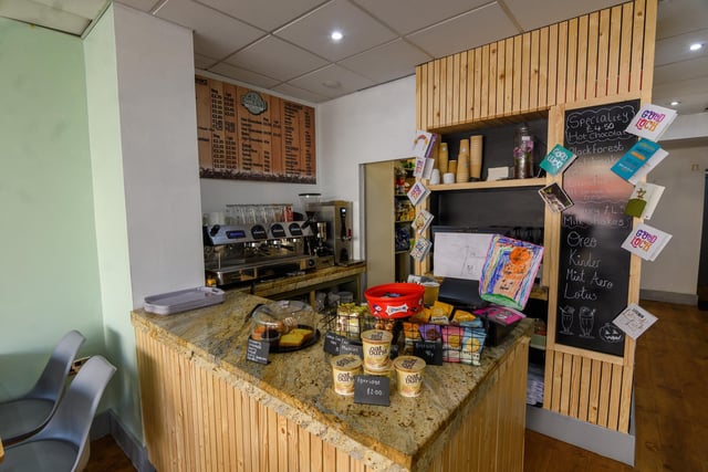 Inside Charlatte's Coffee Shop in Burnley Town Centre. Photo: Kelvin Stuttard
