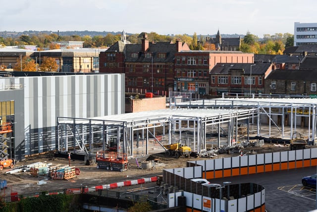 Work continues on Pioneer Place in Burnley