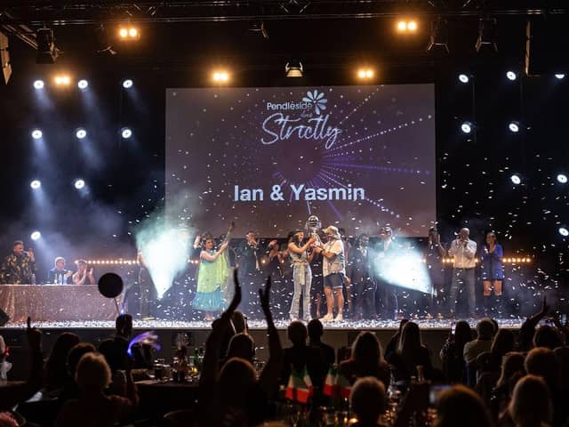 Ian Bythell, of Petty Real, and his dance partner Yasmin Roberts were crowned the champions of Pendleside Does Strictly 2023.