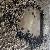 A pothole in Green Lane, Whitestake, reported to LCC in January 2023 and repaired a short time later.