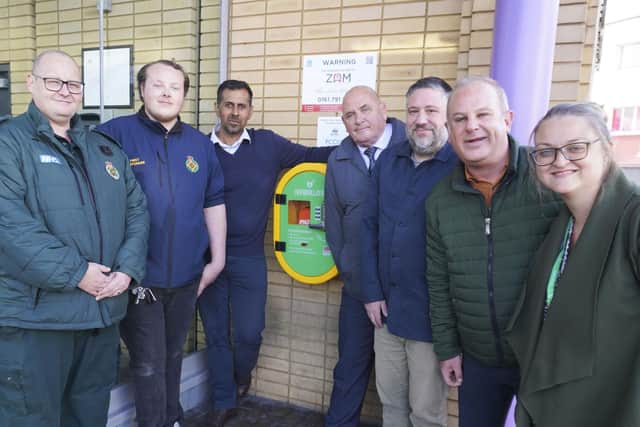 Laura Diffey PCCU charitable donation sees defibrillator installed at Burnley Bus ...